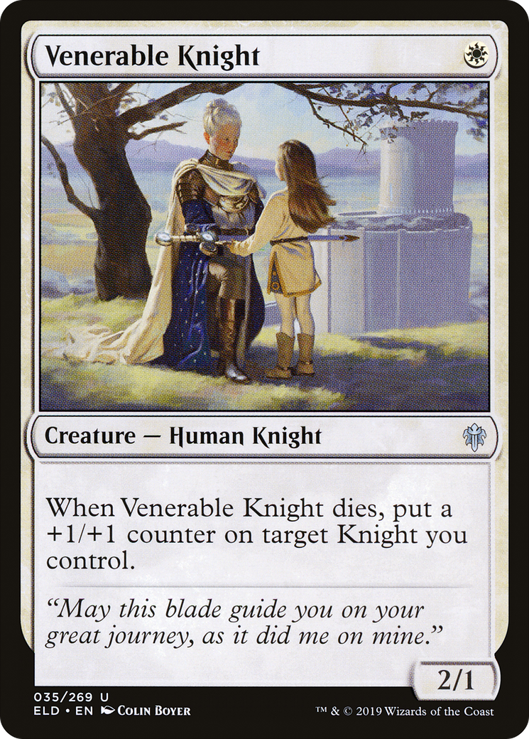 Image: Venerable Knight - Throne of Eldraine