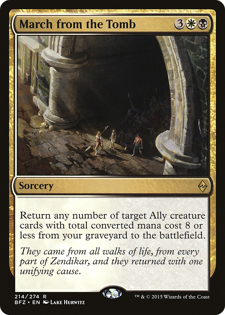 Image: March from the Tomb - Battle for Zendikar