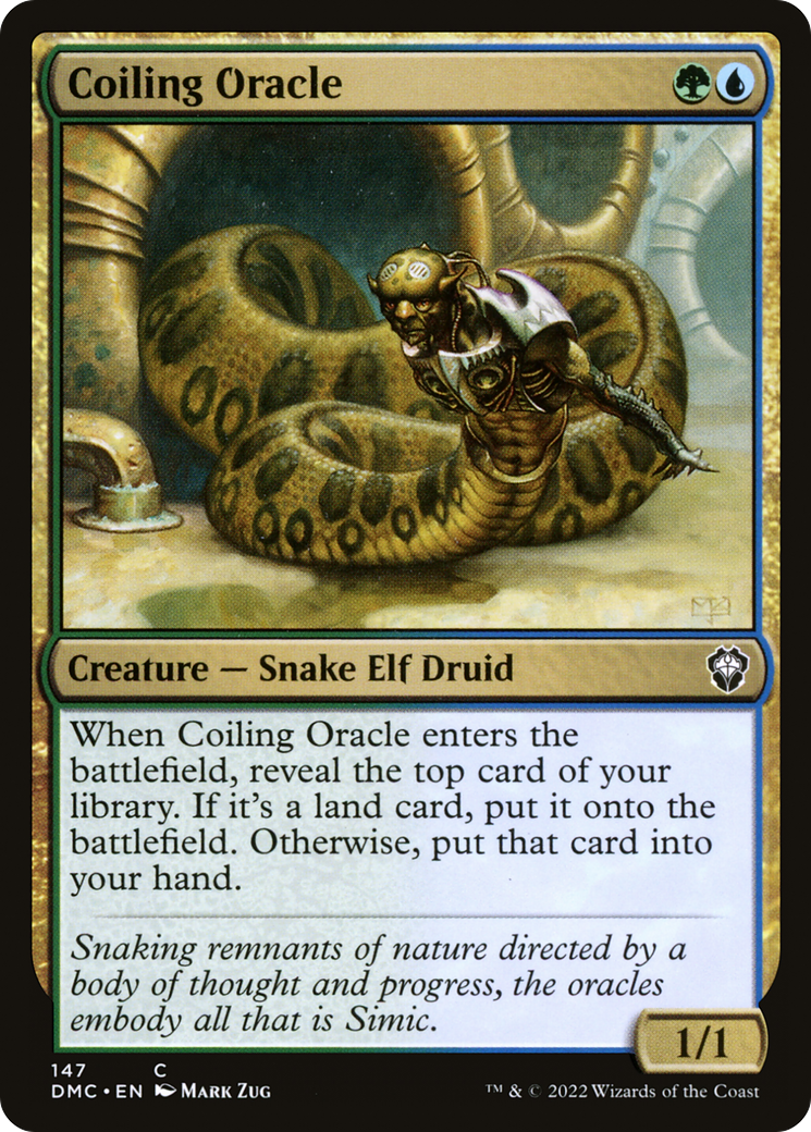 Image: Coiling Oracle - Dominaria United Commander