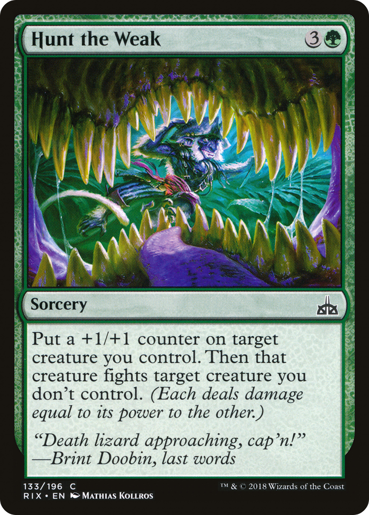 Image: Hunt the Weak - Rivals of Ixalan