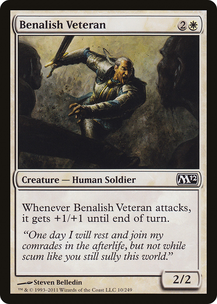 Image: Benalish Veteran - Magic 2012