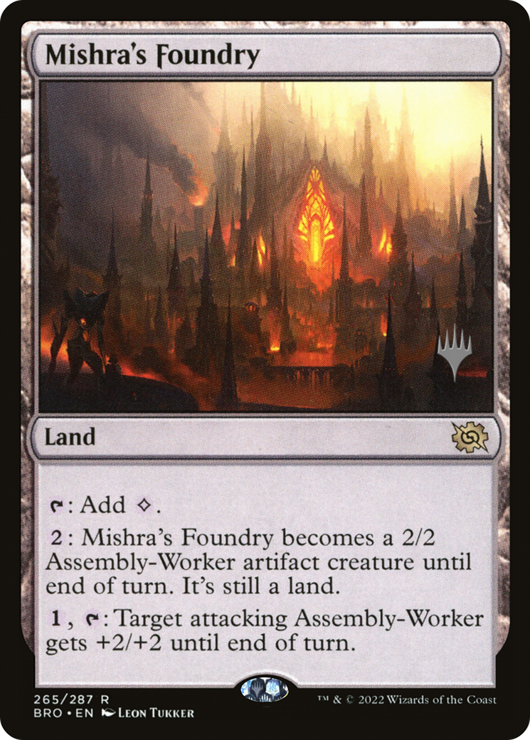 Image: Mishra's Foundry - The Brothers' War Promos