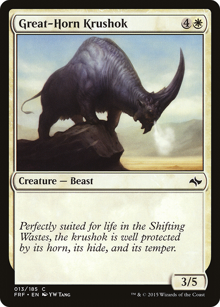 Image: Great-Horn Krushok - Fate Reforged