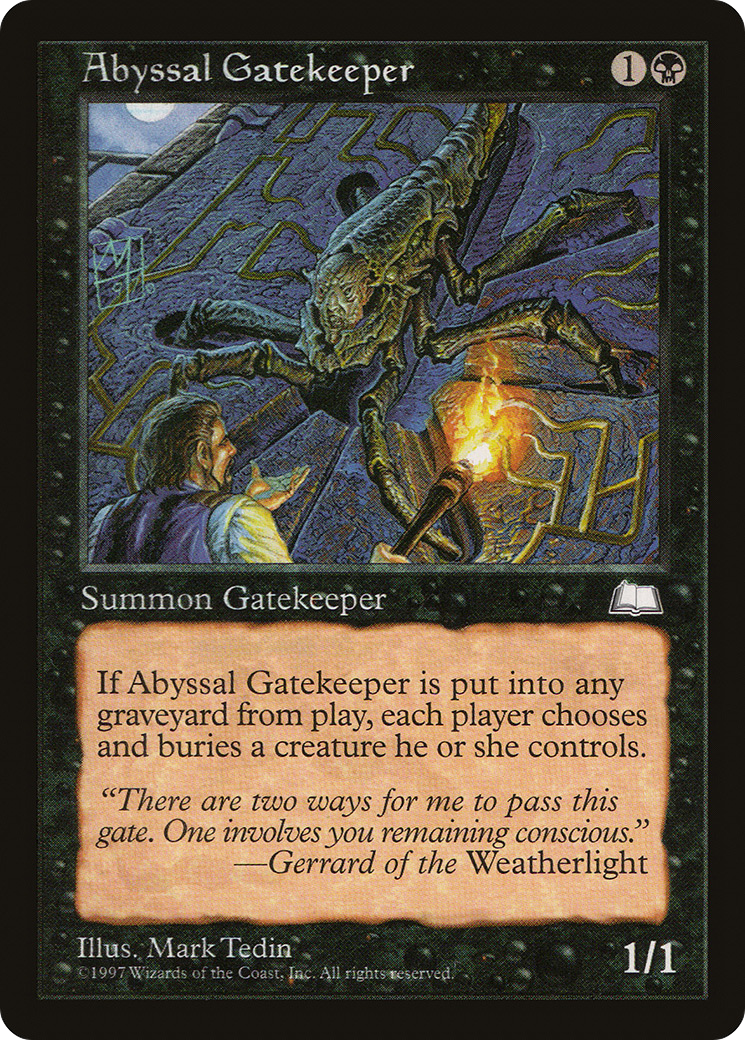 Image: Abyssal Gatekeeper - Weatherlight