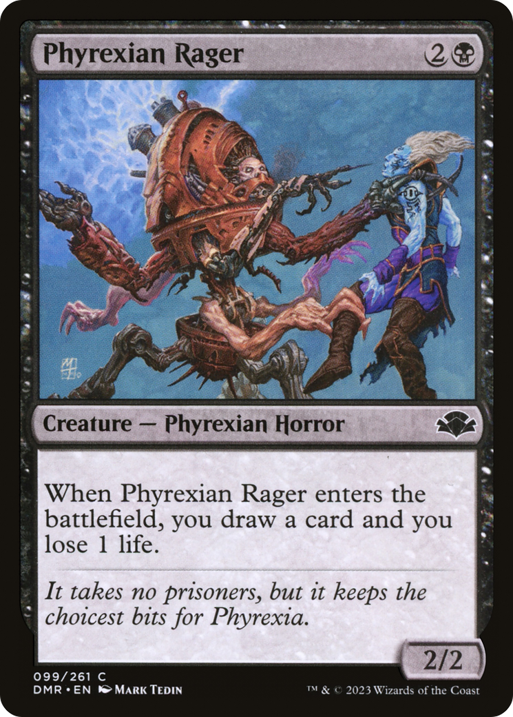 Image: Phyrexian Rager - Dominaria Remastered