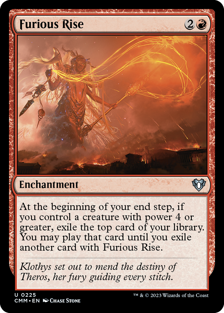 Image: Furious Rise - Commander Masters