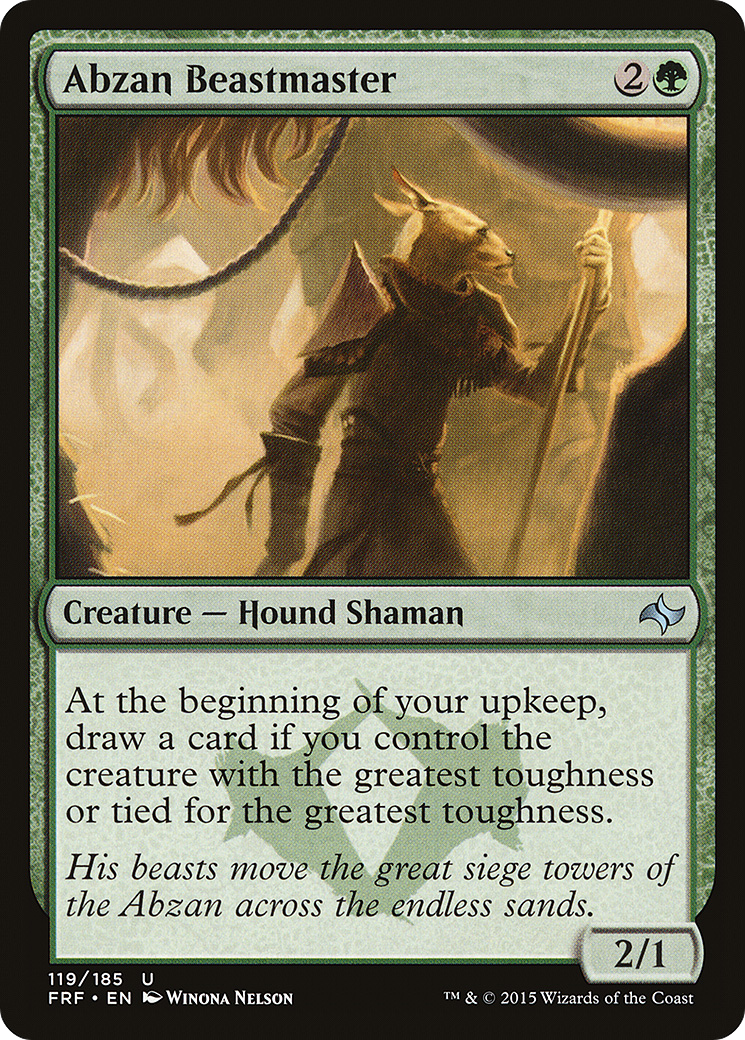 Image: Abzan Beastmaster - Fate Reforged