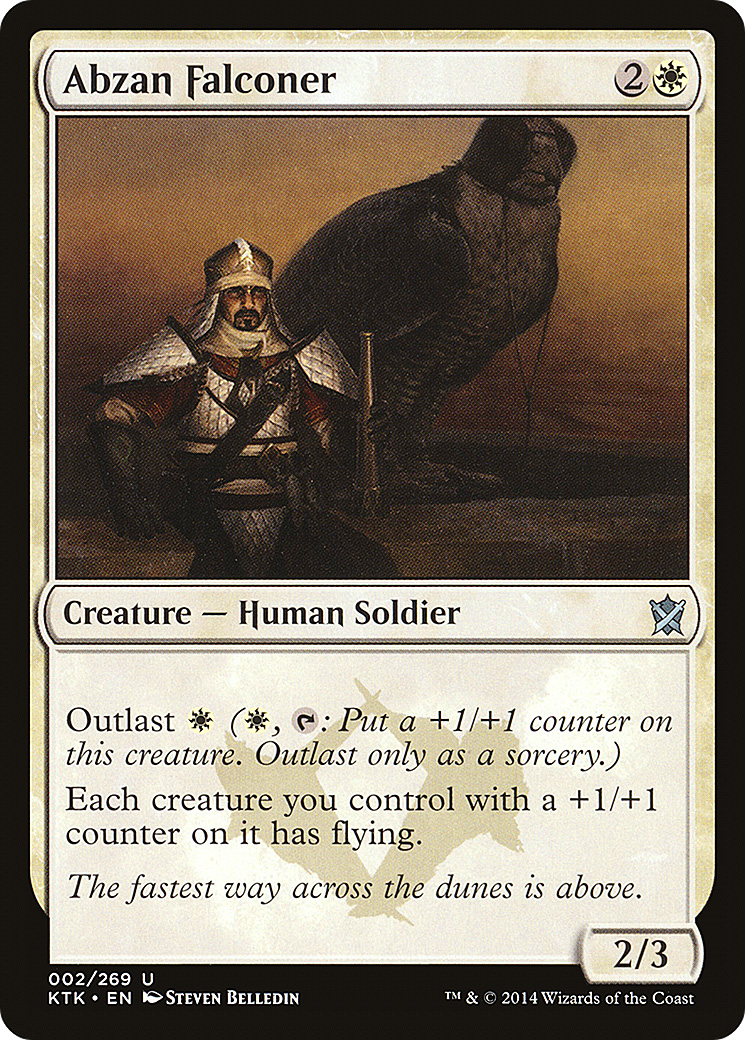 Image: Abzan Falconer - Khans of Tarkir
