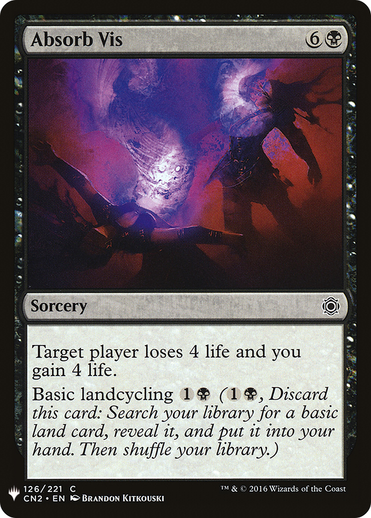 Image: Absorb Vis - The List