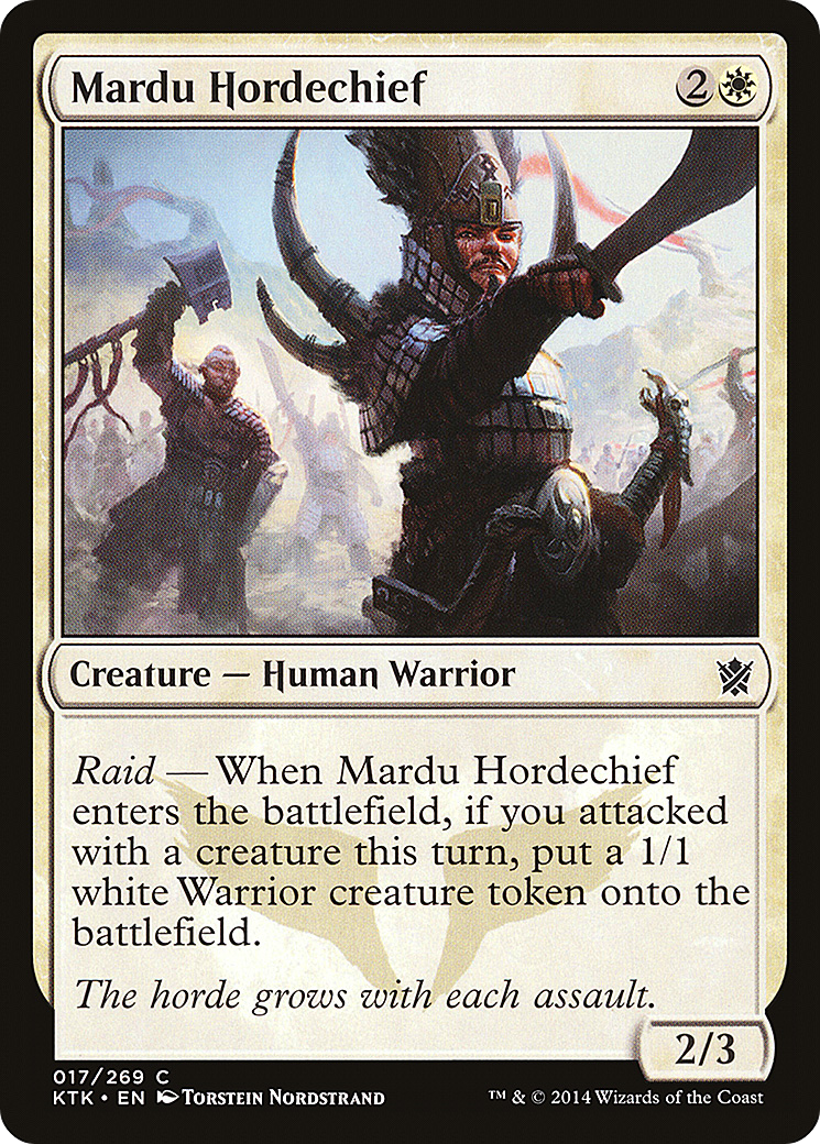 Image: Mardu Hordechief - Khans of Tarkir