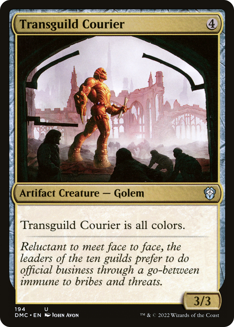 Image: Transguild Courier - Dominaria United Commander