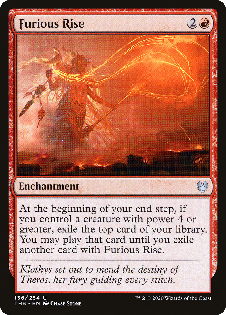 Image: Furious Rise - Theros Beyond Death