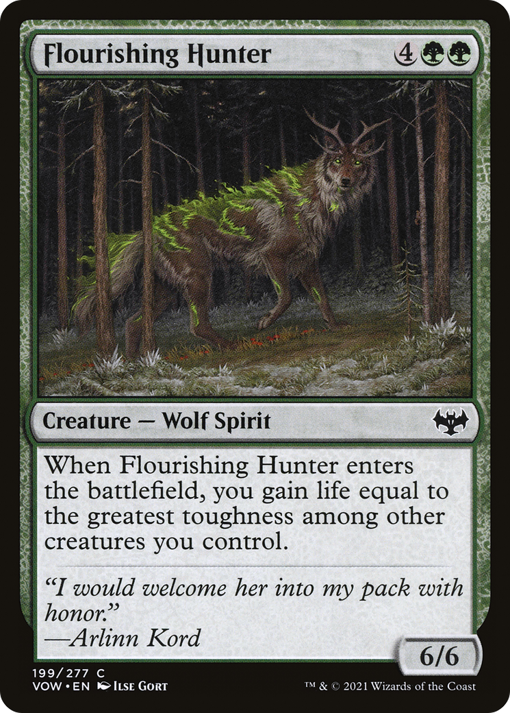 Image: Flourishing Hunter - Innistrad: Crimson Vow