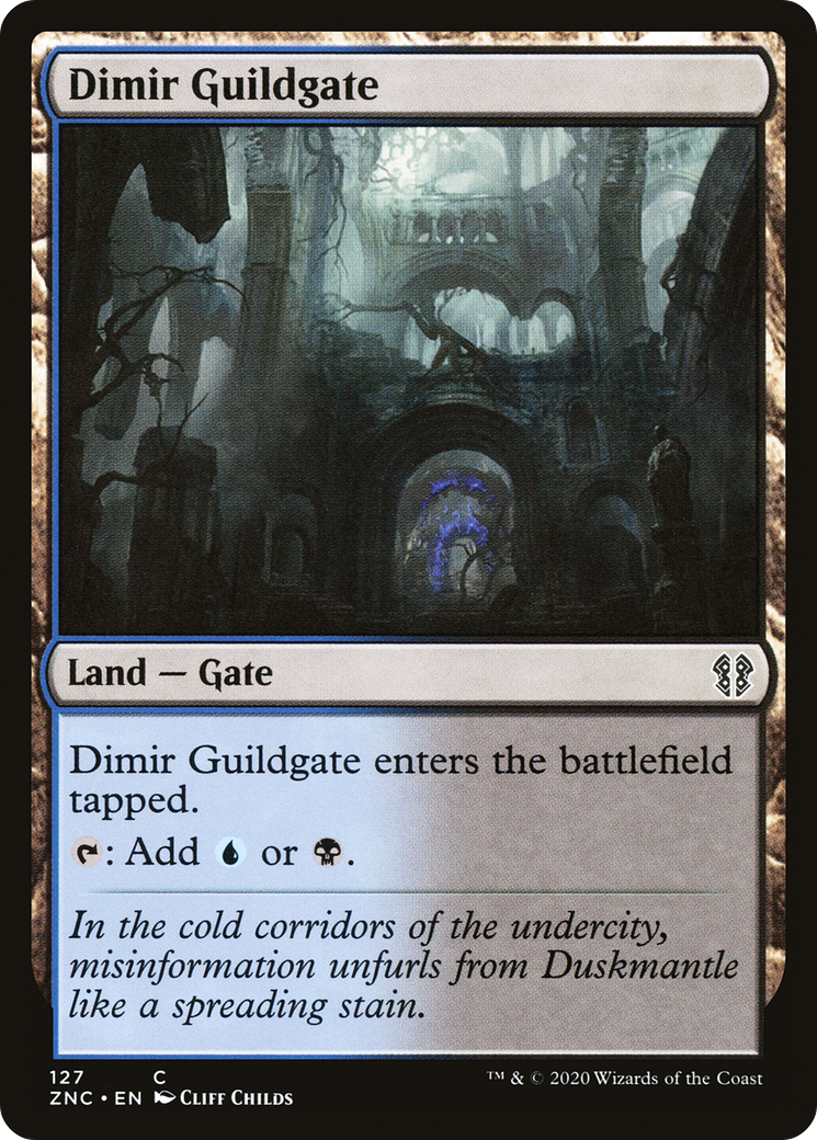 Image: Dimir Guildgate - Zendikar Rising Commander