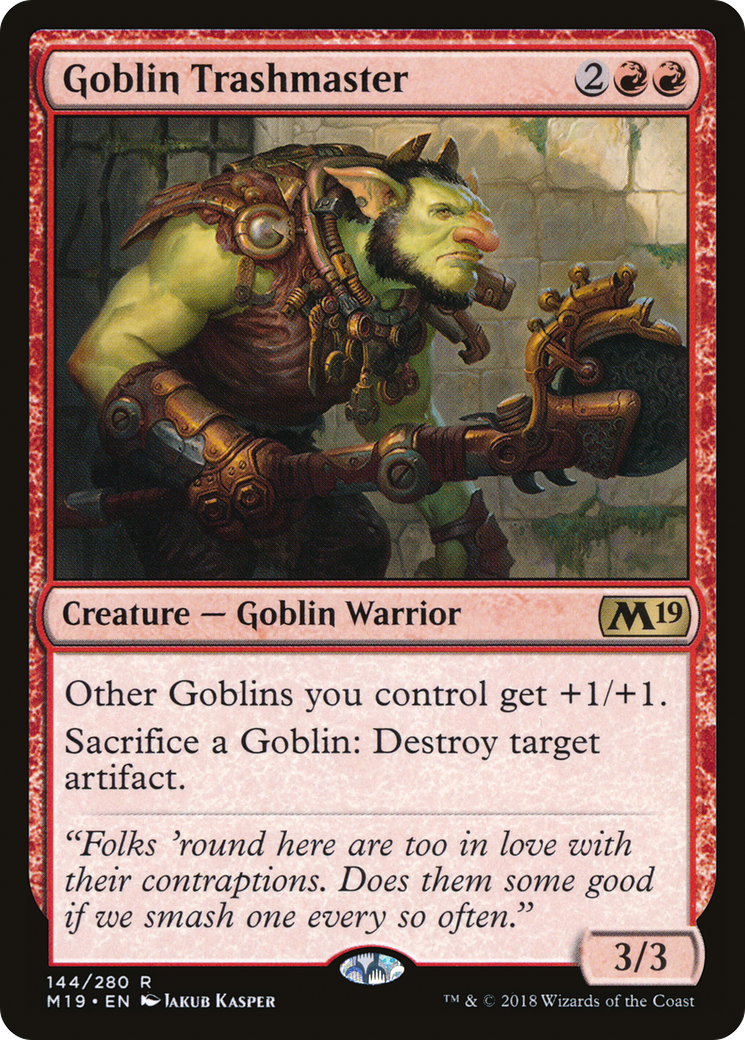 Image: Goblin Trashmaster - Core Set 2019