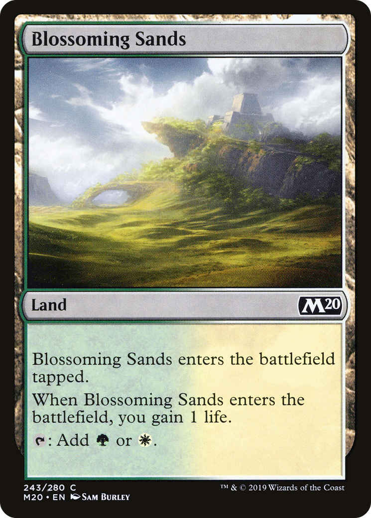 Image: Blossoming Sands - Core Set 2020