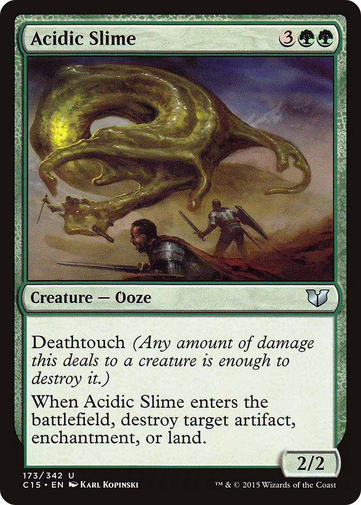 Image: Acidic Slime - Commander 2015