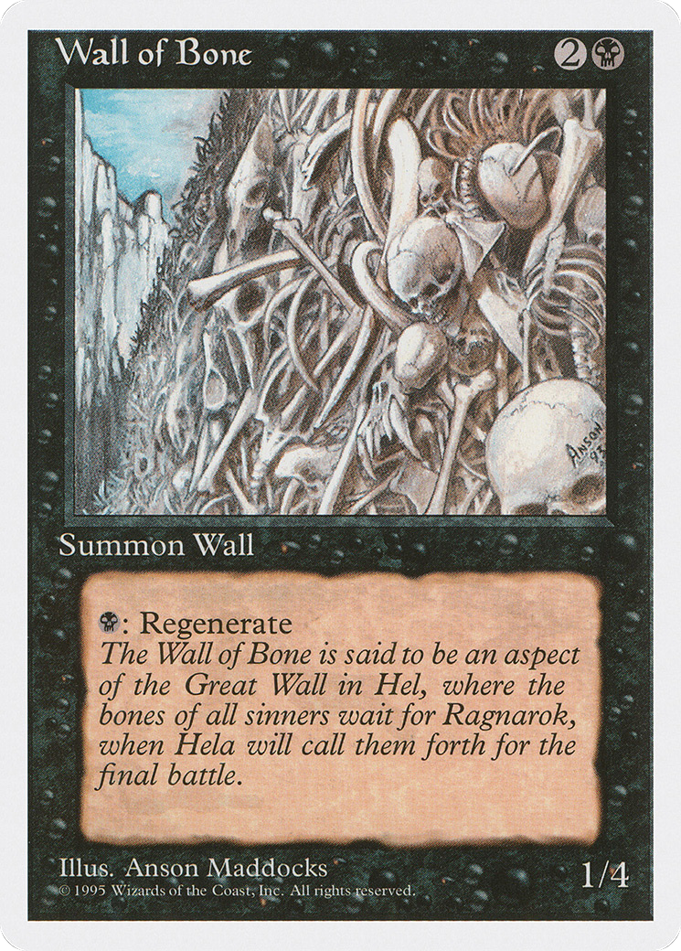 Image: Wall of Bone - Fourth Edition