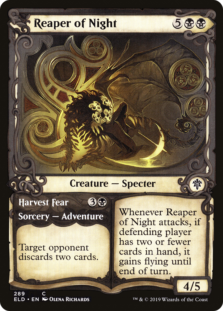 Image: Reaper of Night // Harvest Fear - Throne of Eldraine