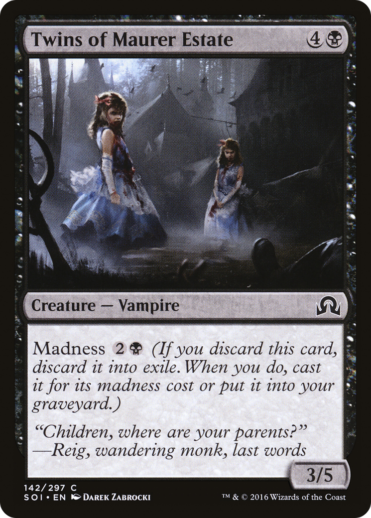 Image: Twins of Maurer Estate - Shadows over Innistrad