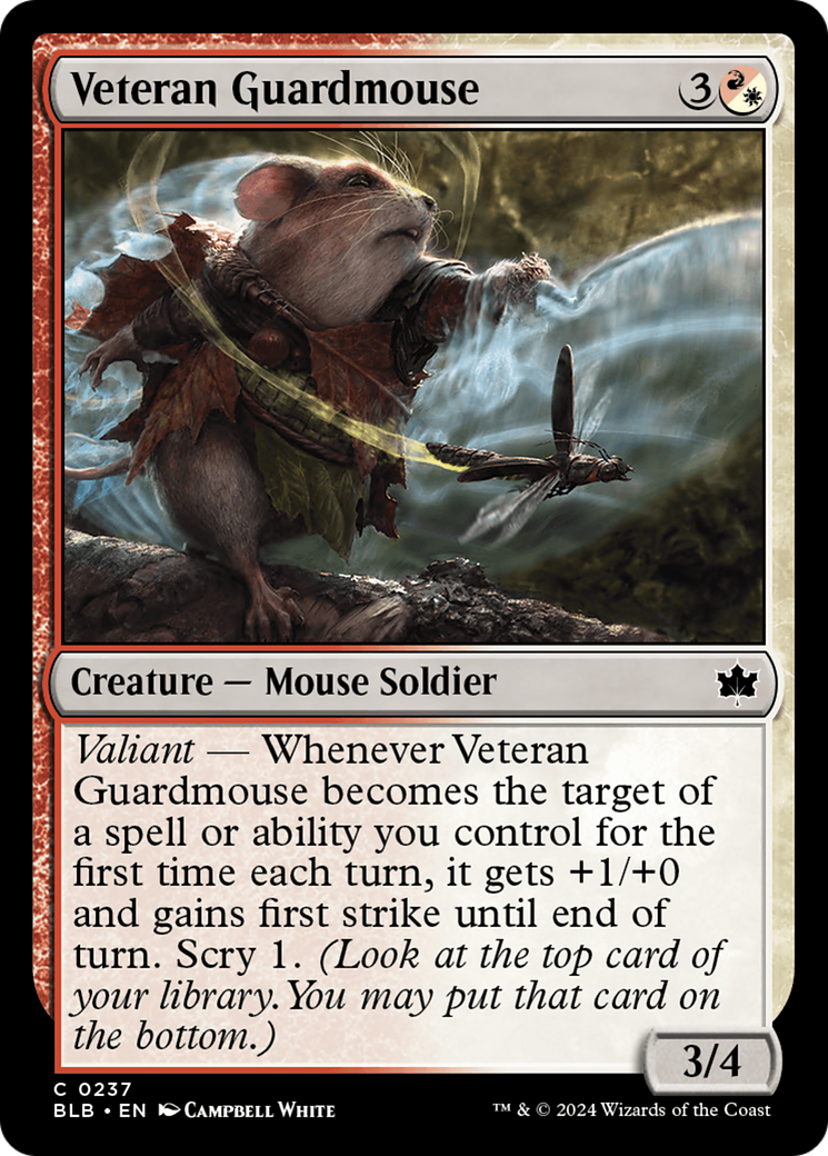 Image: Veteran Guardmouse - Bloomburrow