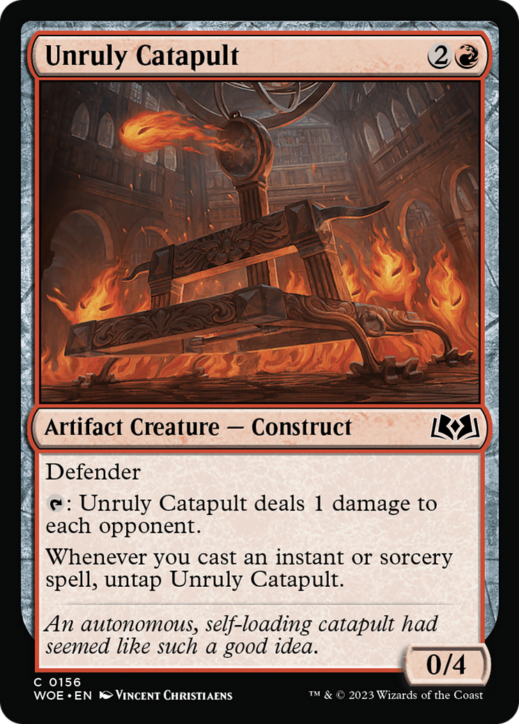 Image: Unruly Catapult - Wilds of Eldraine