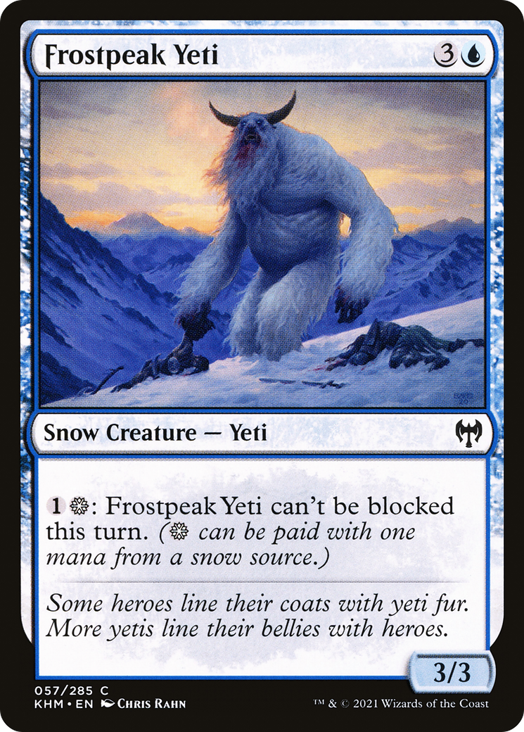 Image: Frostpeak Yeti - Kaldheim