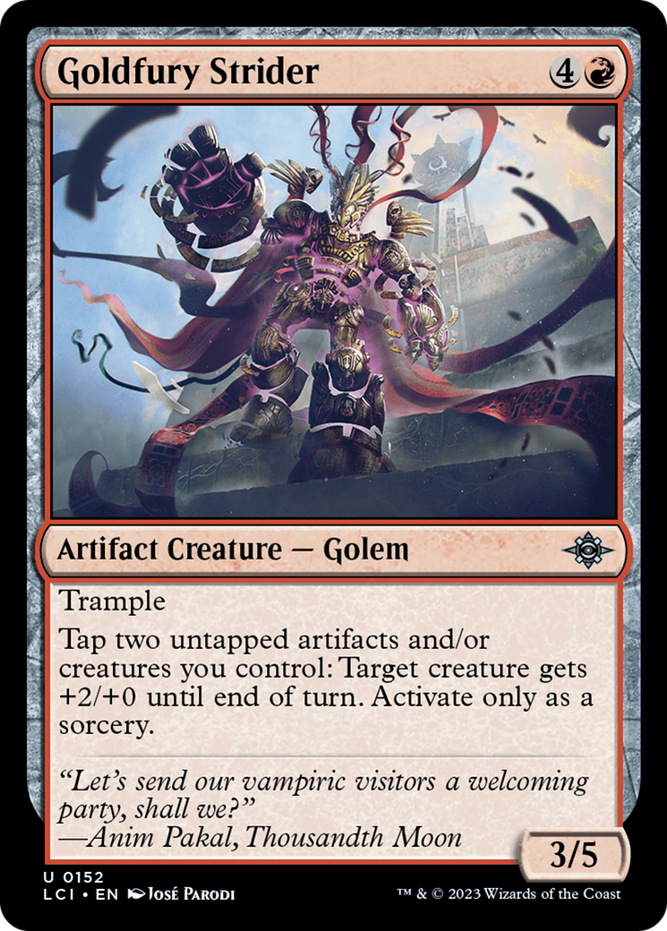 Image: Goldfury Strider - The Lost Caverns of Ixalan