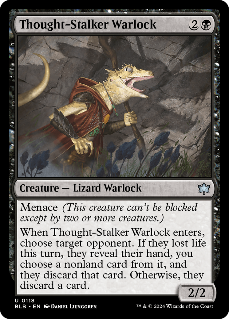 Image: Thought-Stalker Warlock - Bloomburrow