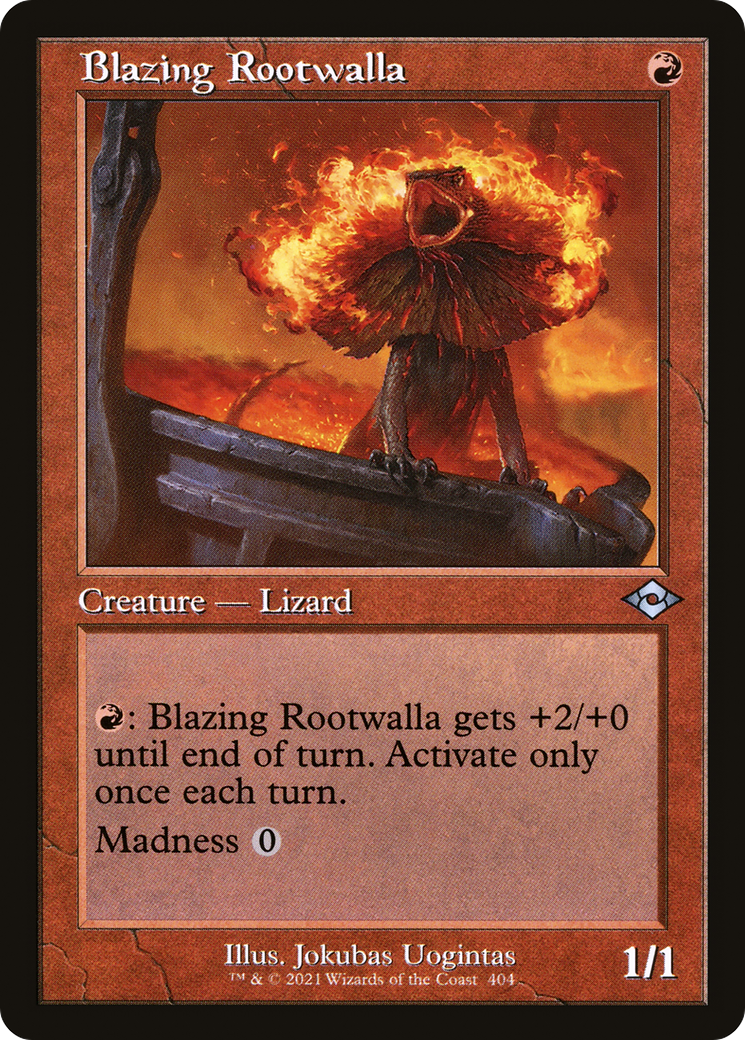 Image: Blazing Rootwalla - Modern Horizons 2