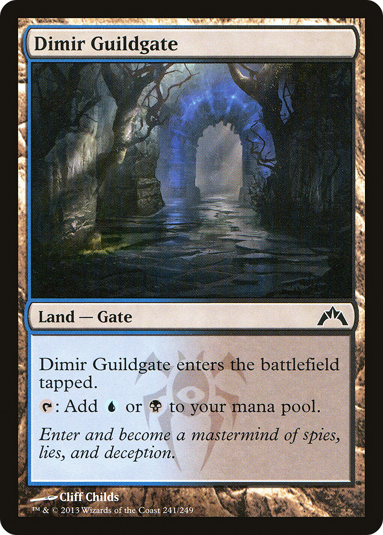 Image: Dimir Guildgate - Gatecrash
