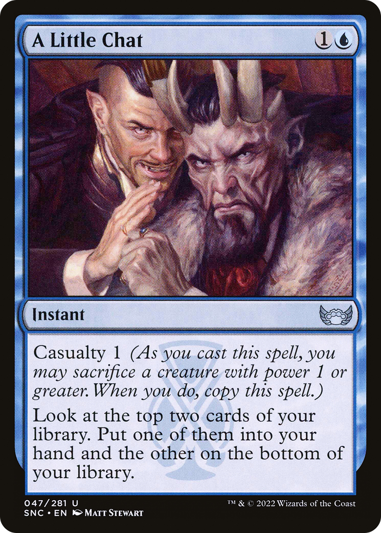 Image: A Little Chat - Streets of New Capenna