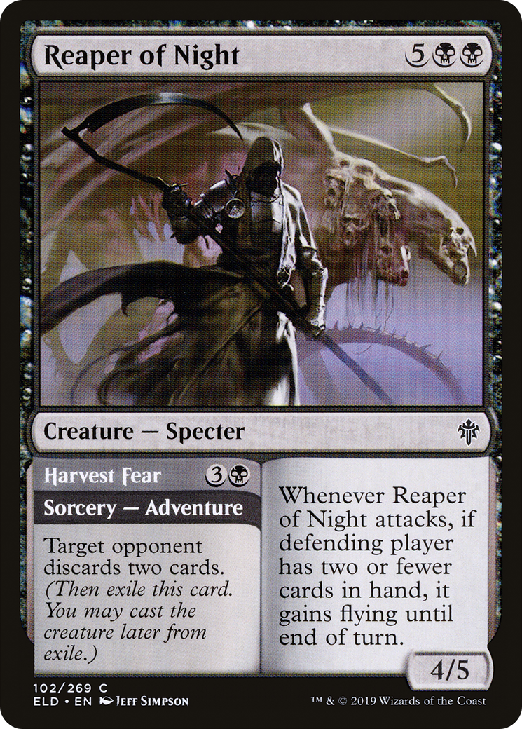 Image: Reaper of Night // Harvest Fear - Throne of Eldraine