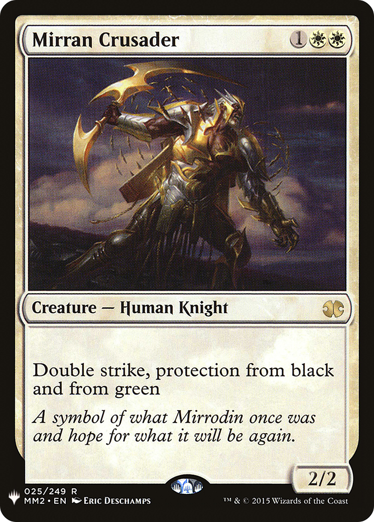 Image: Mirran Crusader - The List