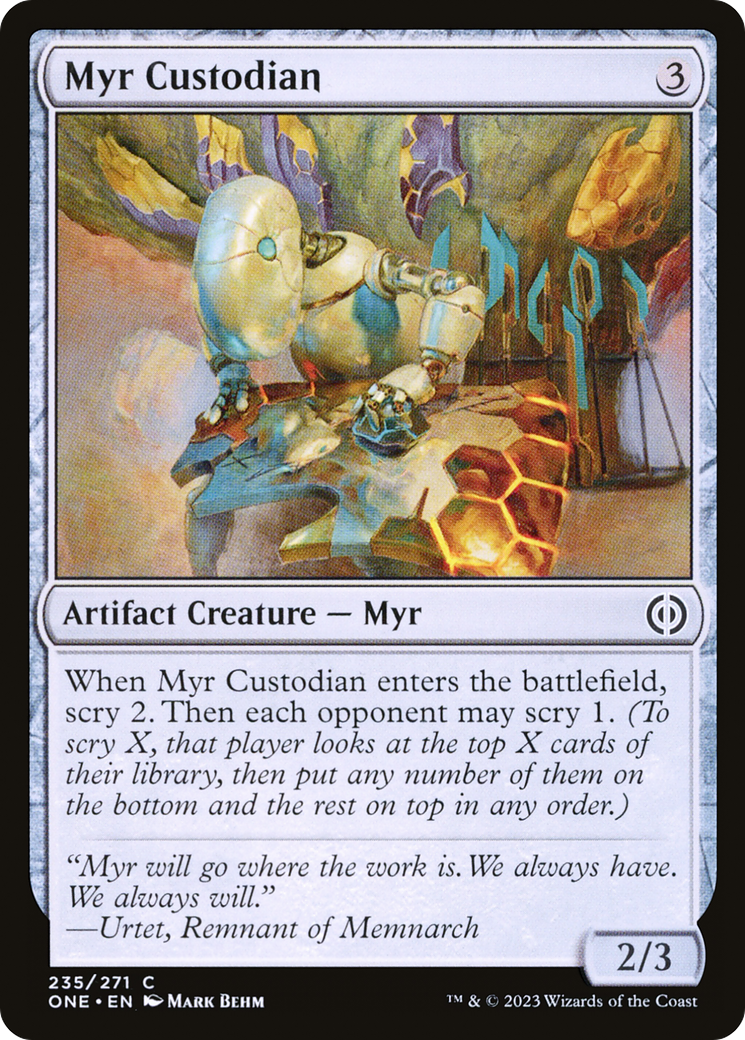 Image: Myr Custodian - Phyrexia: All Will Be One