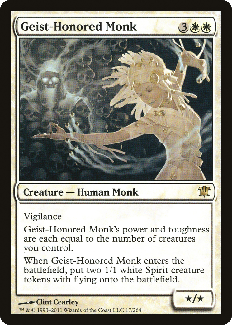 Image: Geist-Honored Monk - Innistrad