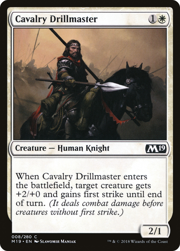 Image: Cavalry Drillmaster - Core Set 2019
