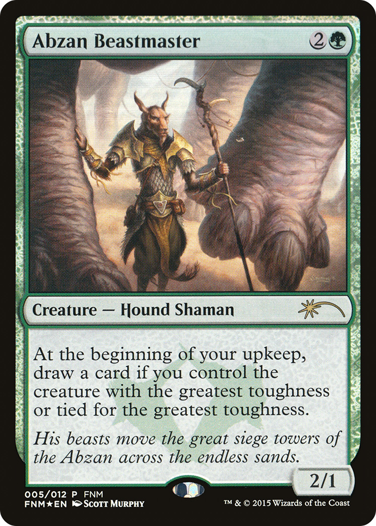 Image: Abzan Beastmaster - Friday Night Magic 2015