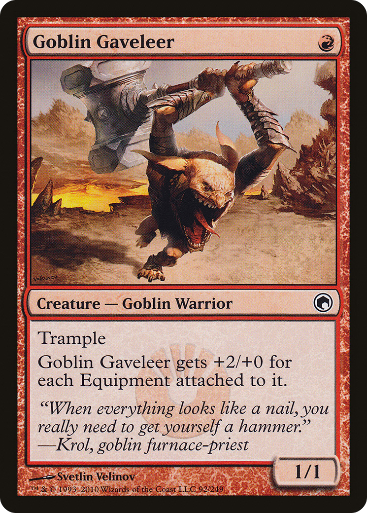Image: Goblin Gaveleer - Scars of Mirrodin
