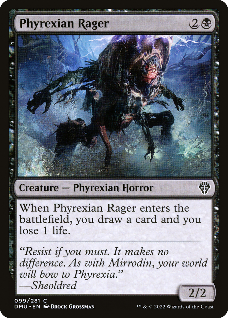 Image: Phyrexian Rager - Dominaria United