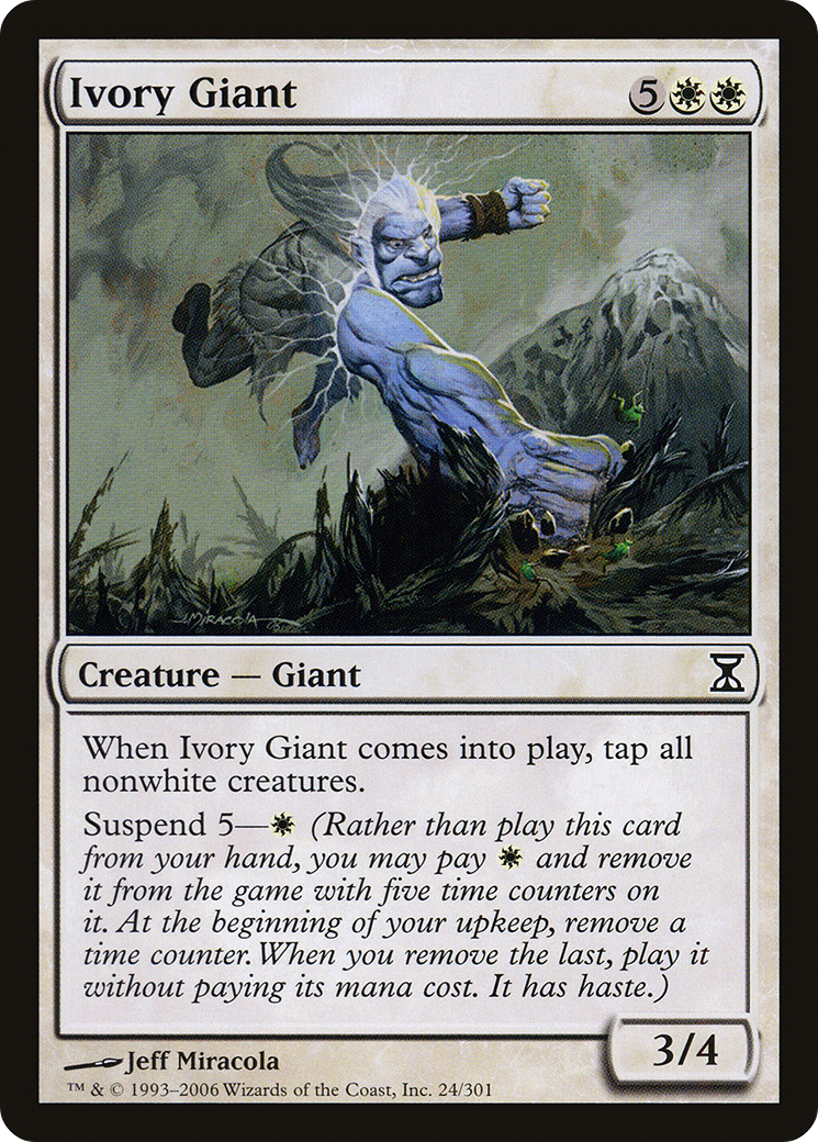 Image: Ivory Giant - Time Spiral