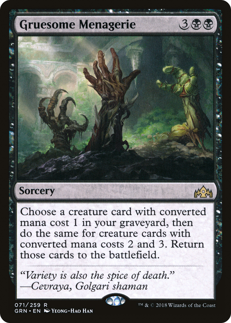 Image: Gruesome Menagerie - Guilds of Ravnica
