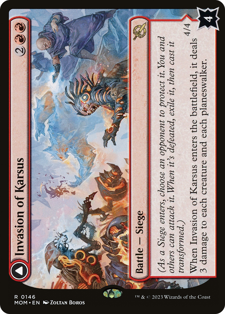 Image: Invasion of Karsus // Refraction Elemental - March of the Machine