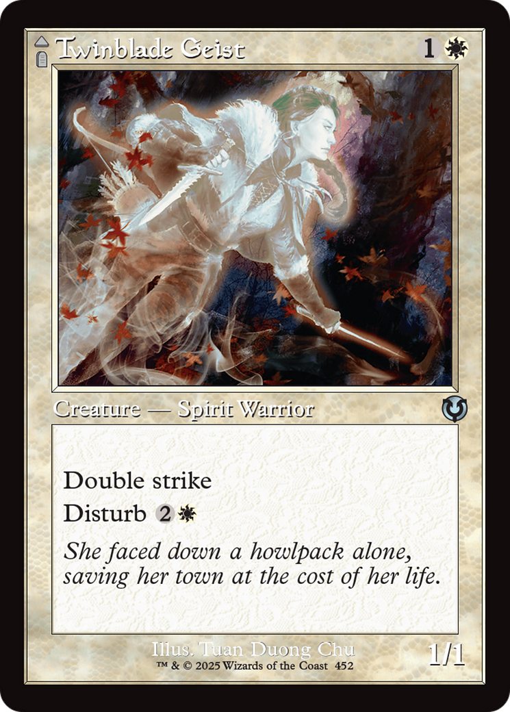 Image: Twinblade Geist // Twinblade Invocation - Innistrad Remastered