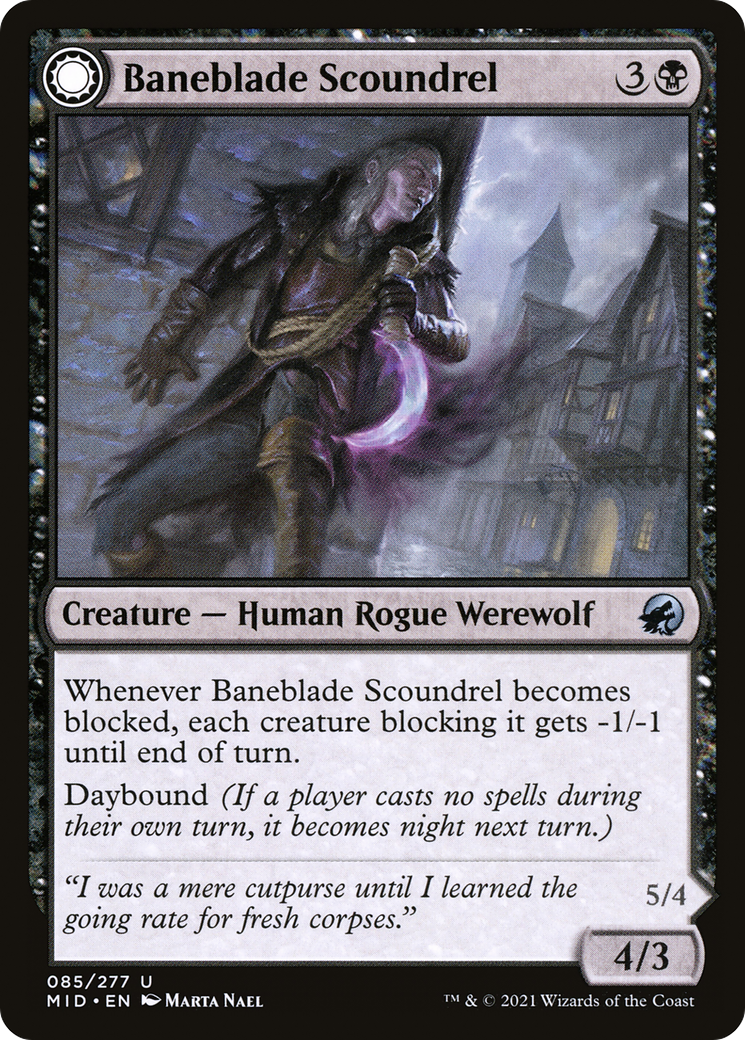Image: Baneblade Scoundrel // Baneclaw Marauder - Innistrad: Midnight Hunt