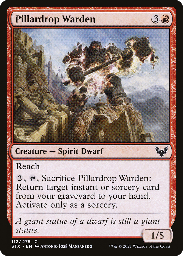 Image: Pillardrop Warden - Strixhaven: School of Mages