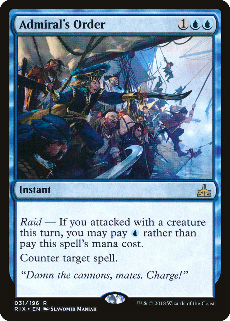 Image: Admiral's Order - Rivals of Ixalan
