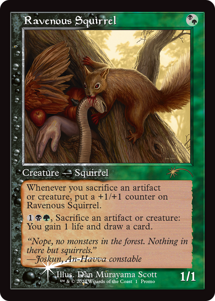 Image: Ravenous Squirrel - Wizards Play Network 2024