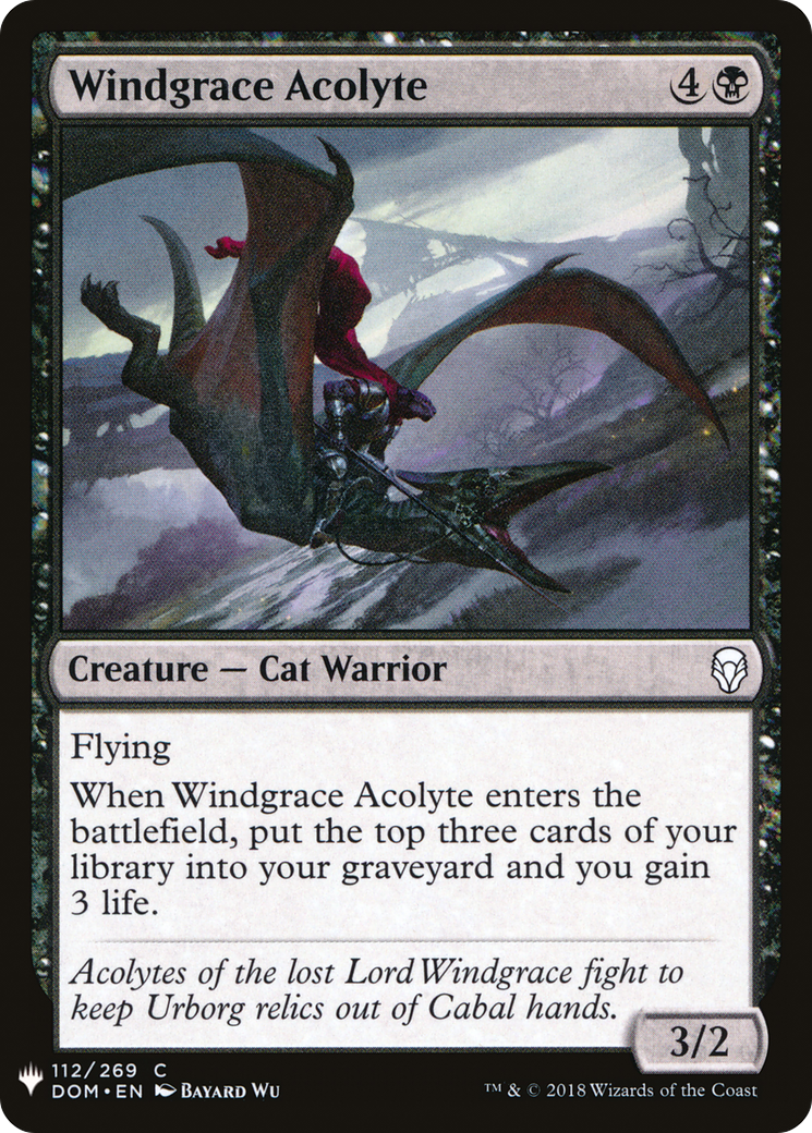 Image: Windgrace Acolyte - The List