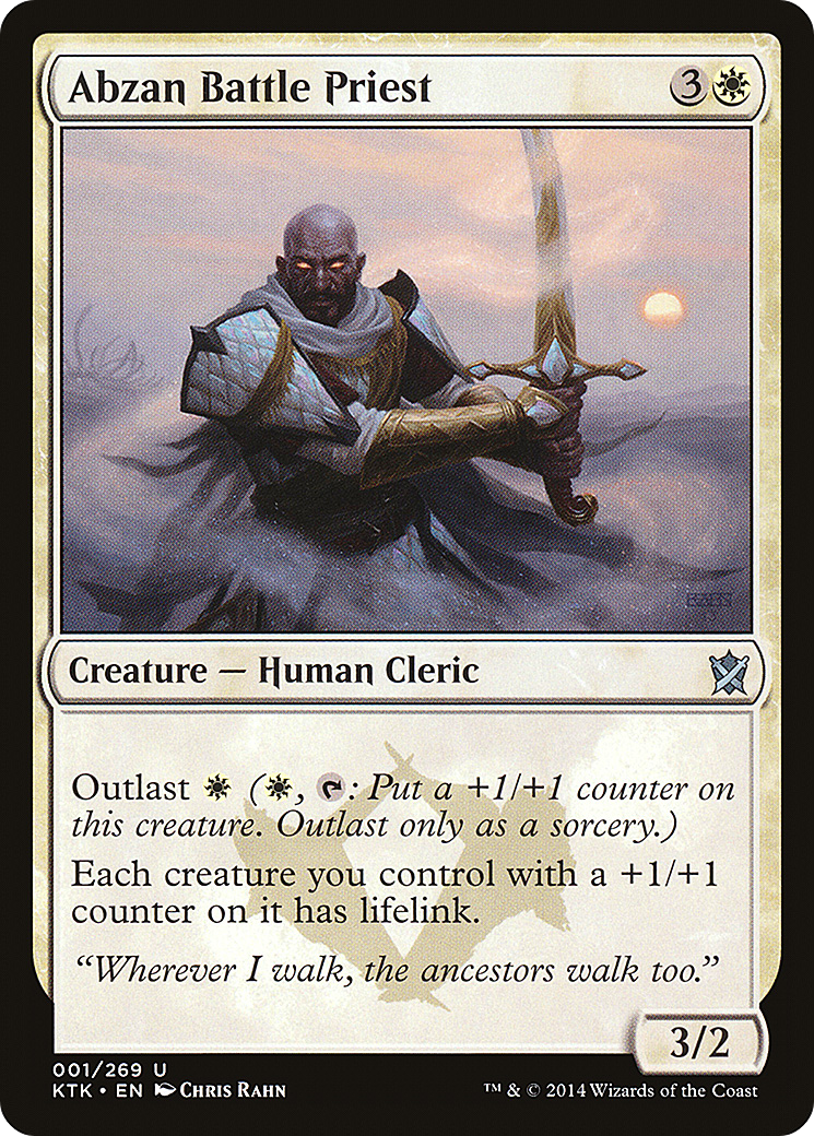 Image: Abzan Battle Priest - Khans of Tarkir